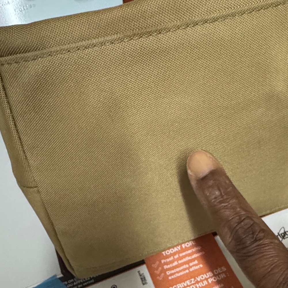 Dooney & Bourke Tan Canvas Satchel with Brown Leather Accents - Picture 4 of 9